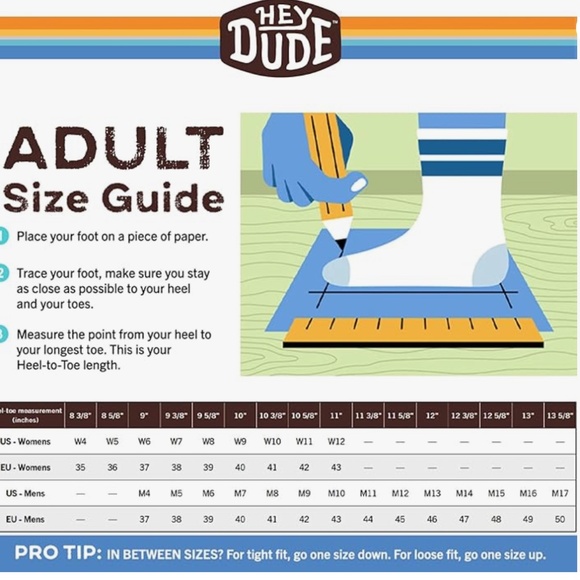 NWOT -  HEY DUDE Men's Wally loafers  - SZ 10 - Picture 17 of 17